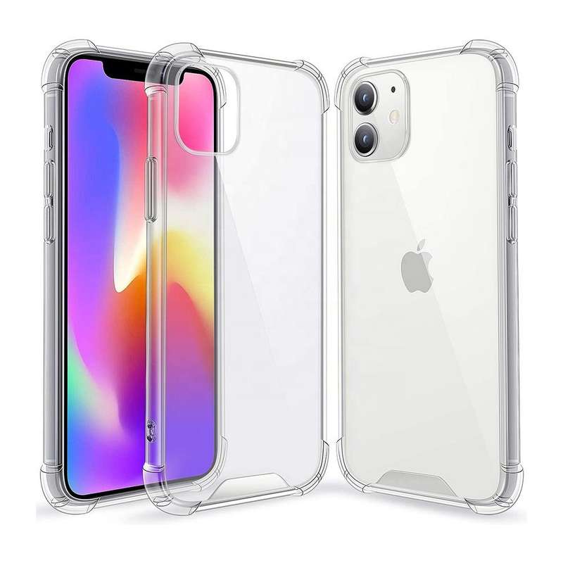 iPhone 12 Clear Cover Pouch Shockproof (Local Stock) (Brand New)