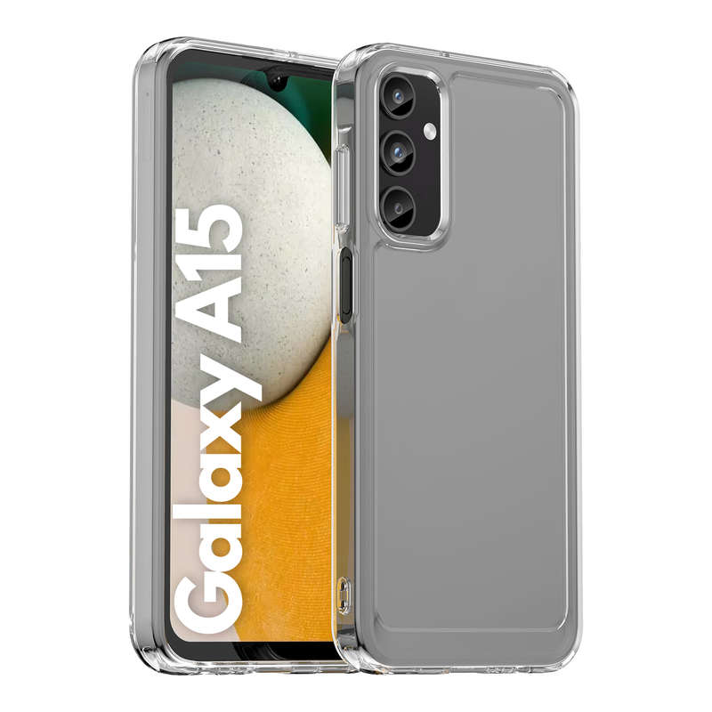 Galaxy A15 Clear Cover Pouch Shockproof (Local Stock) (Brand New)