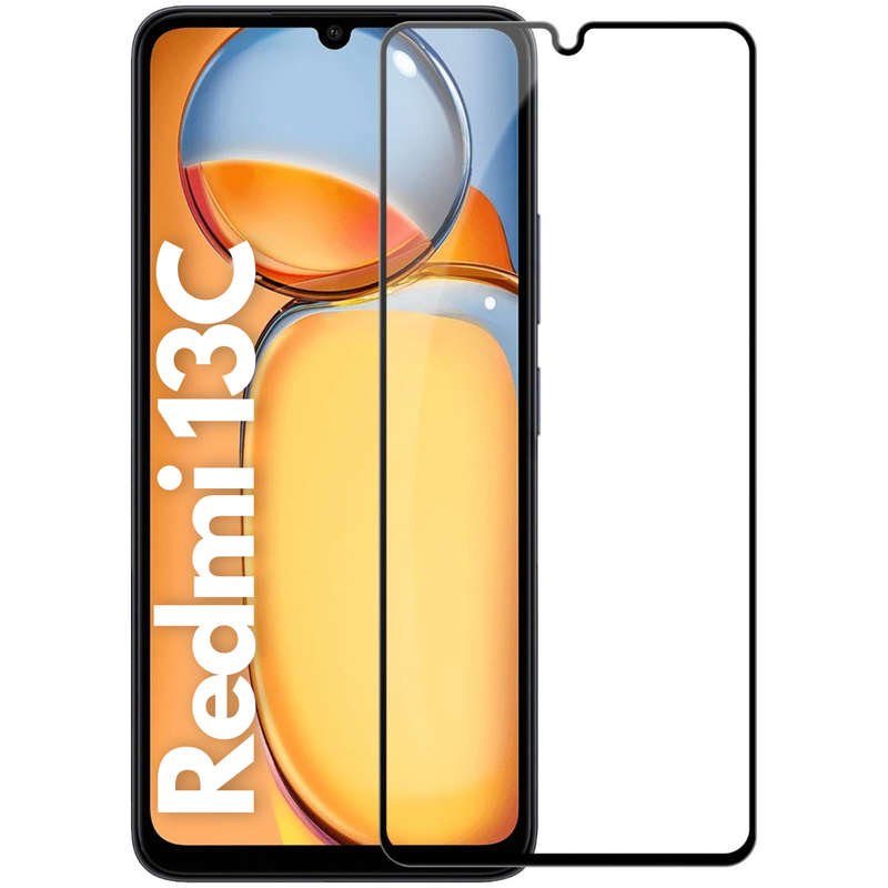 Xiaomi Redmi 13C Tempered Glass Screen Protector - Redmi 13C Screen Protector (Local Stock)