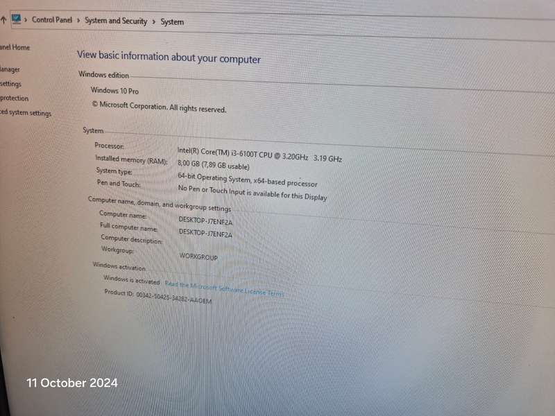 Lenovo ThinkCentre M900 Tiny Core I3 6th gen