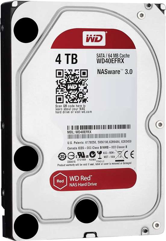 WD Red NAS 4 TB-internal-3.5 inch-SATA 6Gb