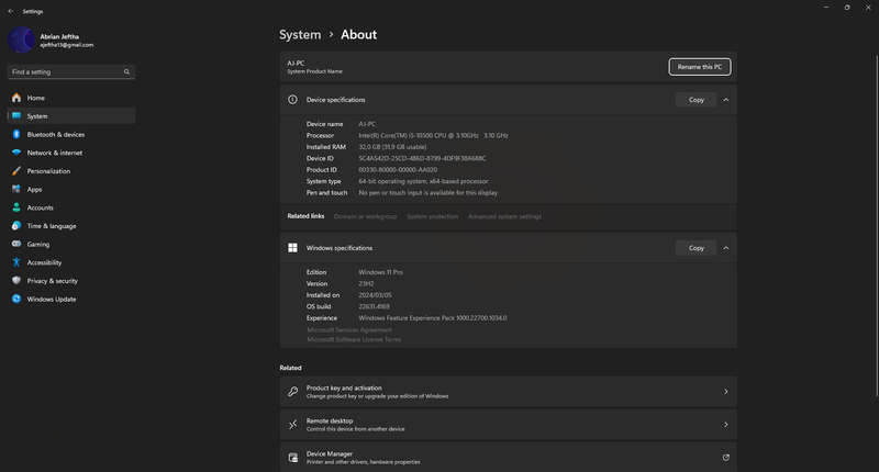 10th gen Gaming PC