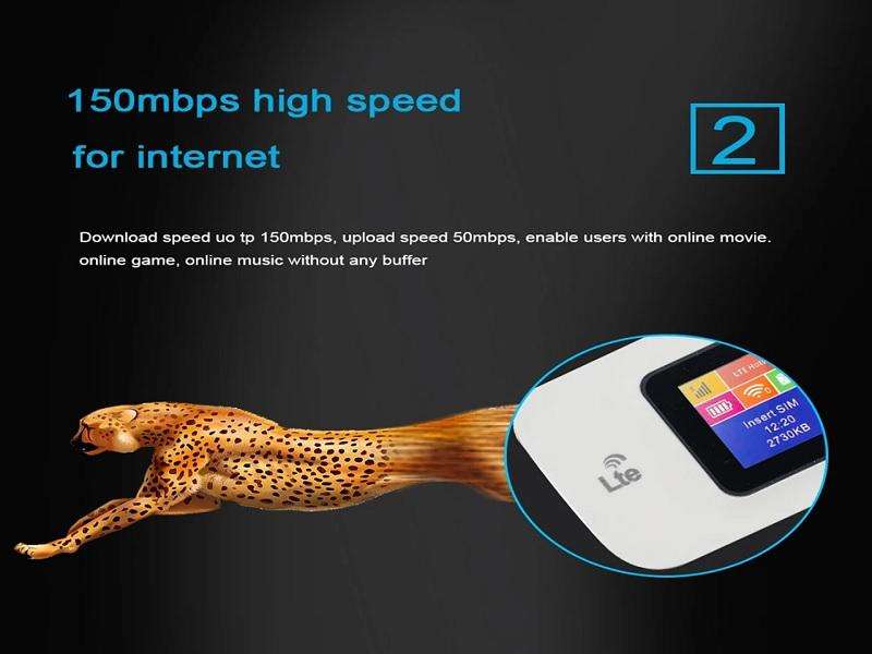 4G/5G Mobile Wifi Lcd Pocket Router LTE 150MBPS WIFI 300 MBPS-BATT-3000 MAH