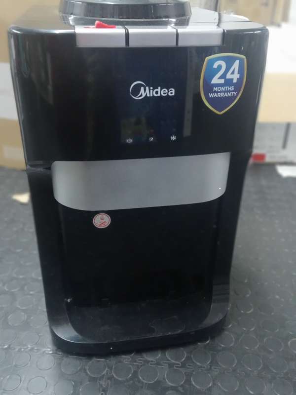 OPENBOX MIDEA Top Loading Water Dispenser Black DRIPPING TRAY BASED MISSING