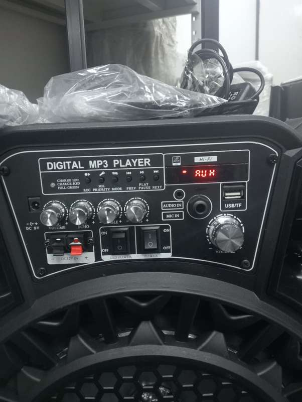OPEN BOX-12" Trolly Speaker  Wireless +Mic+Remote