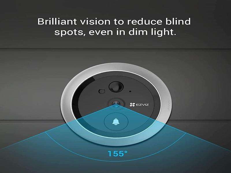 EZVIZ Wire-Free Peephole Doorbell