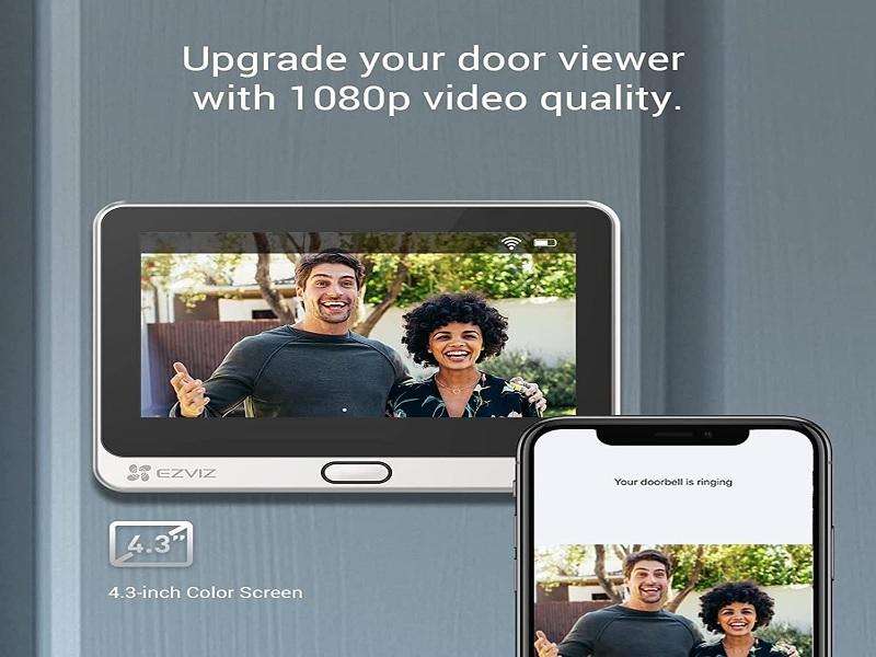 EZVIZ Wire-Free Peephole Doorbell