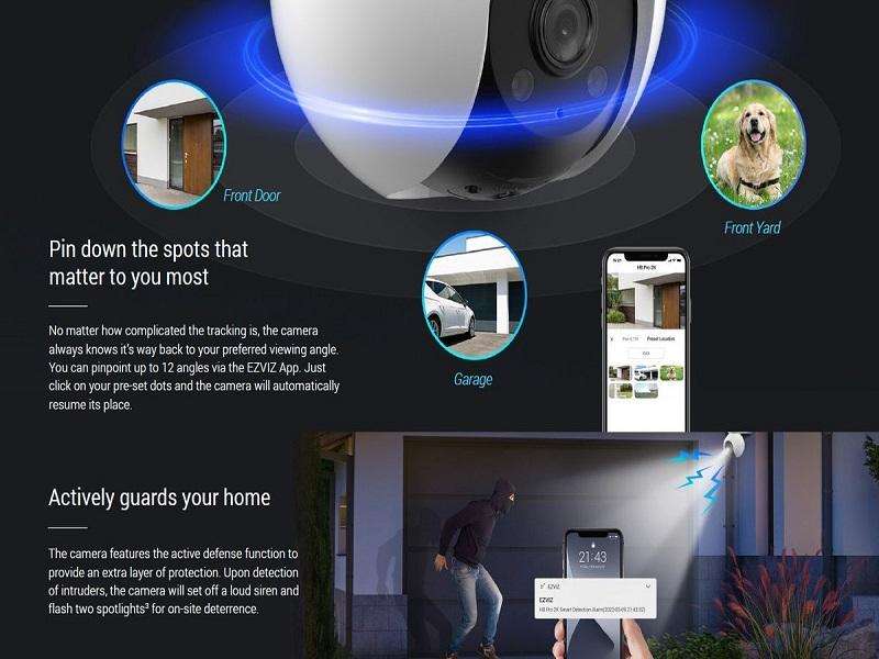 EZVIZ Cs-H8-3Mp 4Mm Smart Home Camera