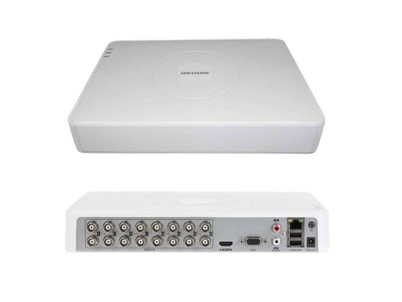 Hikvision 16-ch 720p Mini 1U H.265 DVR