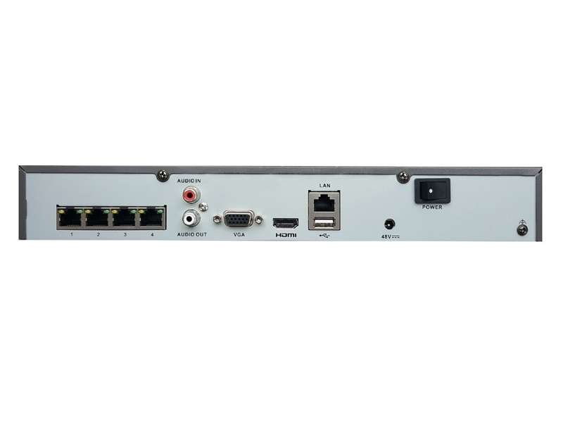 USED HIKVISION Nvr 4Ch 4K With 4 Poe