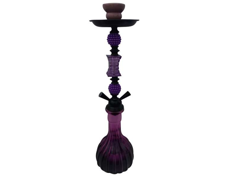 OPENBOX-MEDIUM Nareen 2 Pipe Hookah Blue -Fl
