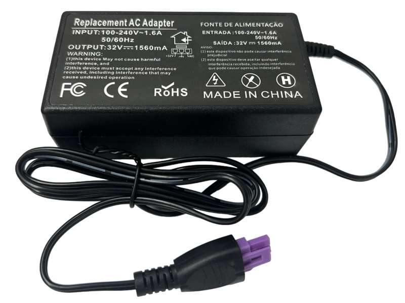 OPENBOX PRINTER Replacement Charger 32V-1560Ma