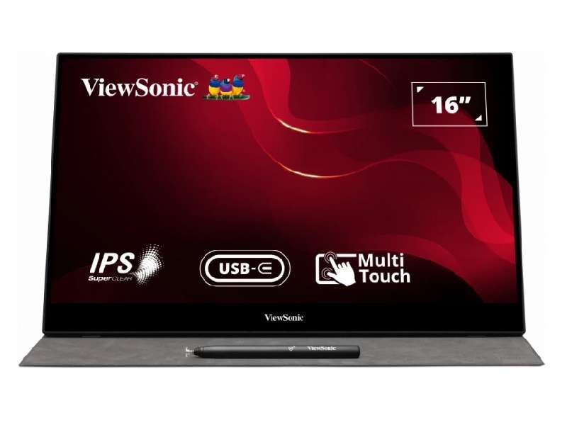 Viewsonic TD1655 16 USB-C Multi-Touch Portable Monitor