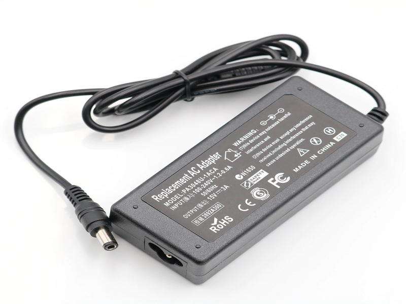 REPLACMENT TOSHIBA Lt Charger 15V-3A 6.3*3.0 45W