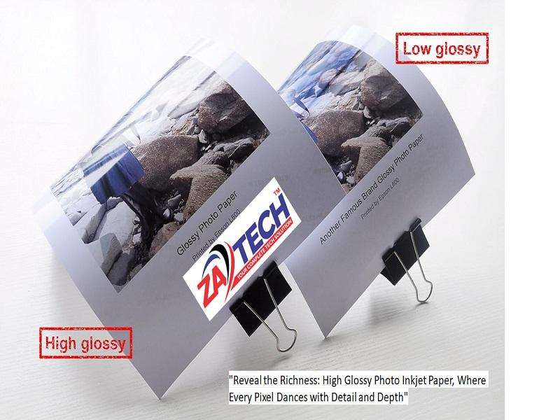 ZATECH A4-2 Side High Gloss  Photo Paper 160G X50PACK