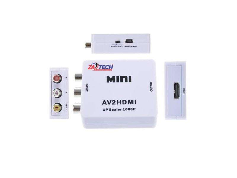 ZATECH Convertor Av2 Hdmi Up Scaler 1080