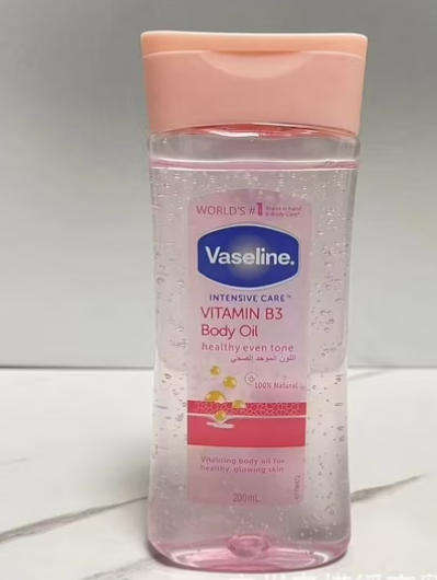 vaseline vitamin b3 body oil