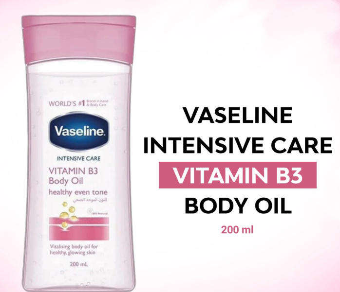 vaseline vitamin b3 body oil
