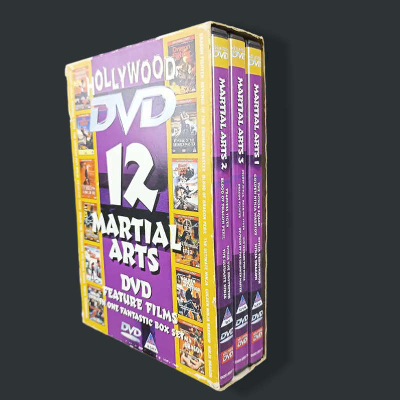 12 Hollywood Martial Arts DVD Movies Collection
