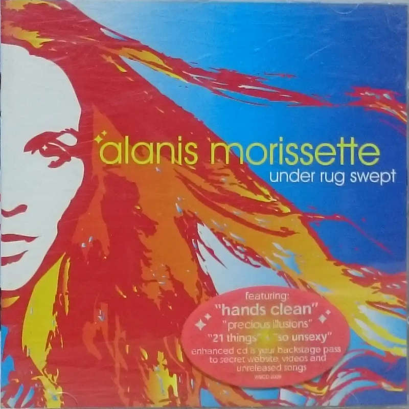 Alanis Morissette under rug swept CD