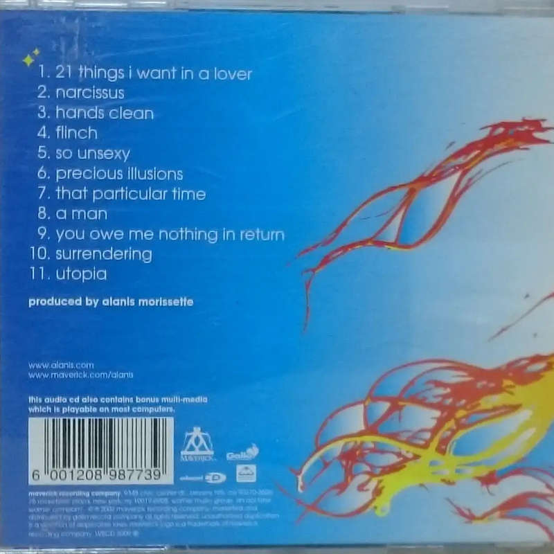 Alanis Morissette under rug swept CD