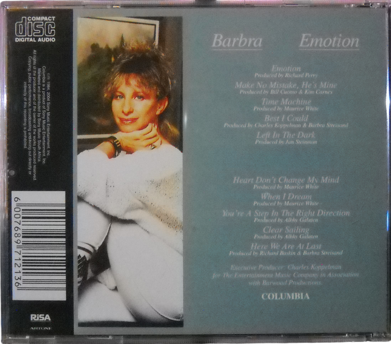 BARBRA STREISAND Emotion CD