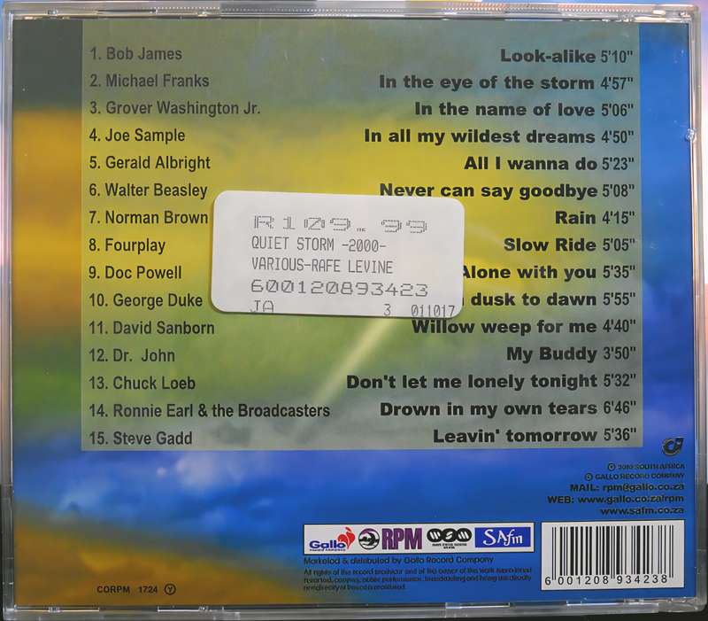 QUIET STORM CD