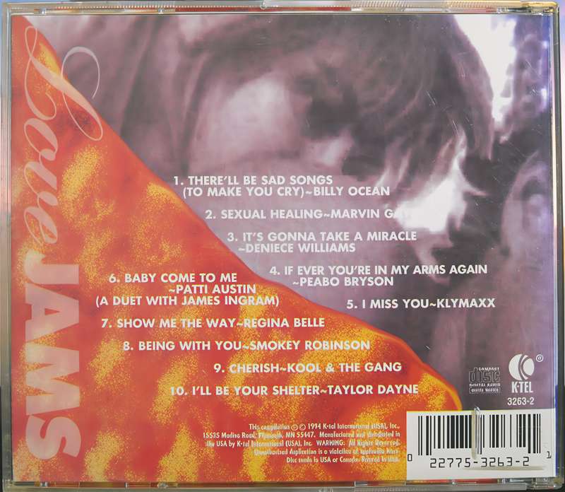 LOVE JAMS CD