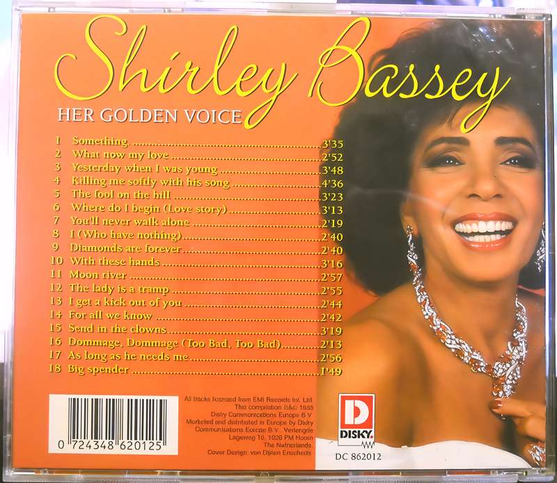 SHIRLEY BASSEY her golden voice CD