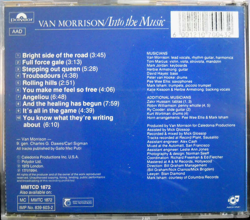 VAN MORRISON into the music CD
