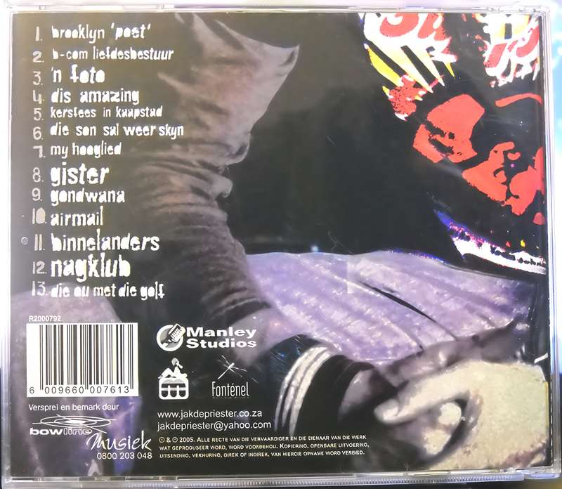 JAK DE PRIESTER brooklyn poet CD