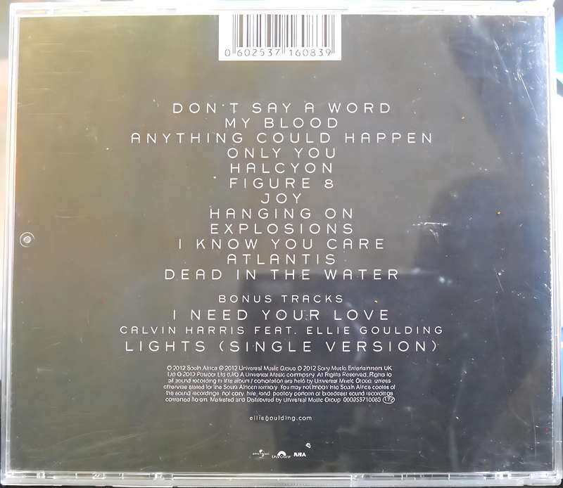 ELLIE GOULDING halcyon CD