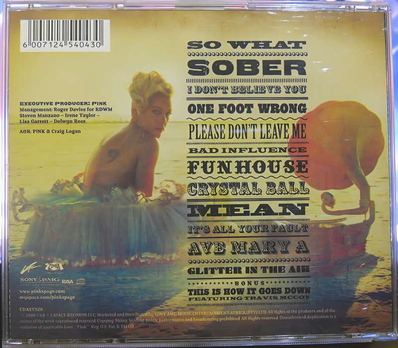 PINK funhouse CD