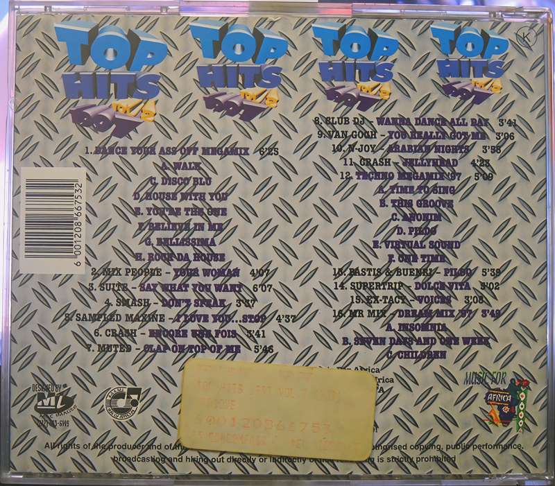 TOP HITS 1997 vol 2 CD