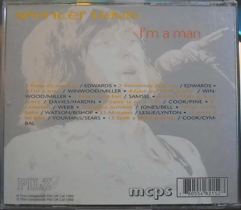SPENCER DAVIS I'm a man CD
