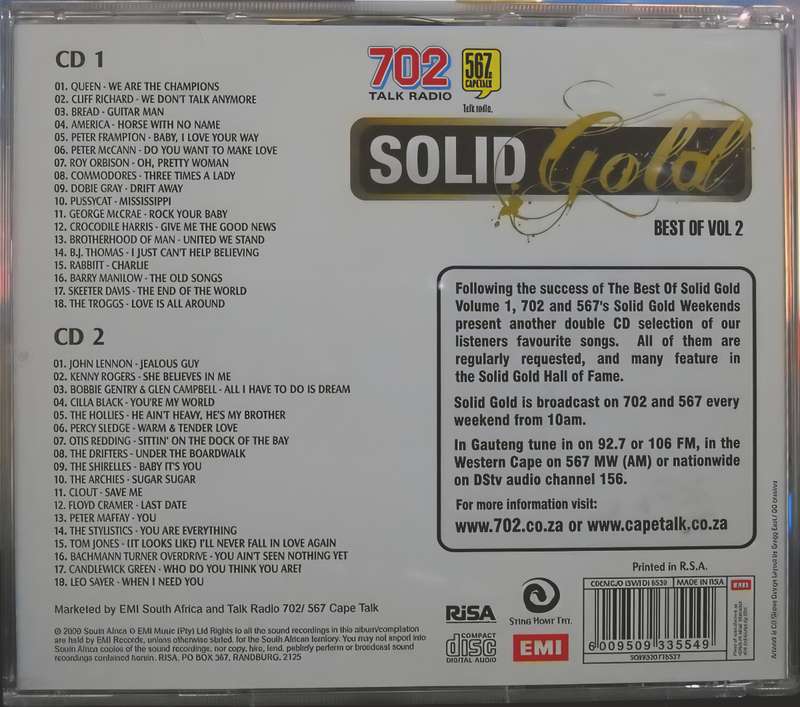 SOLID GOLD Best of Vol 2 CD