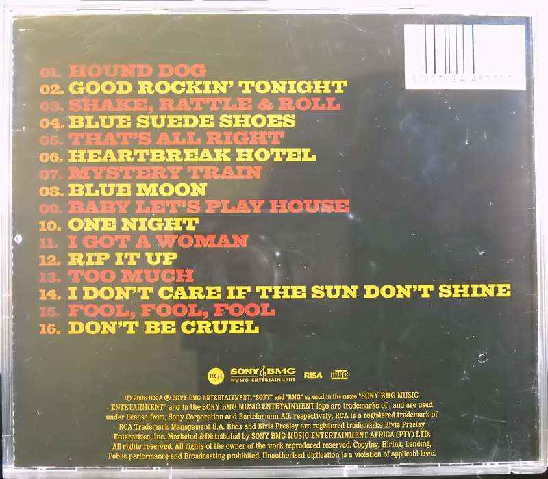 ELVIS rock 'n roll hero CD
