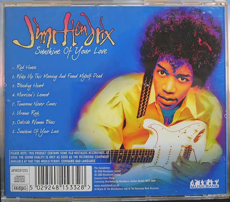 JIMI HENDRIX sunshine of your life
