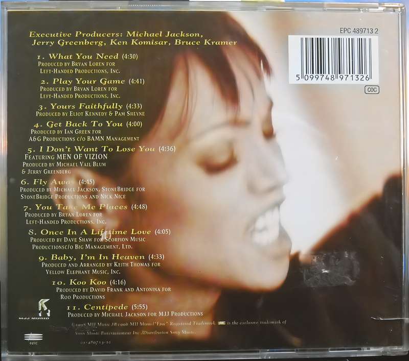 REBBIE JACKSON yours faithfully CD