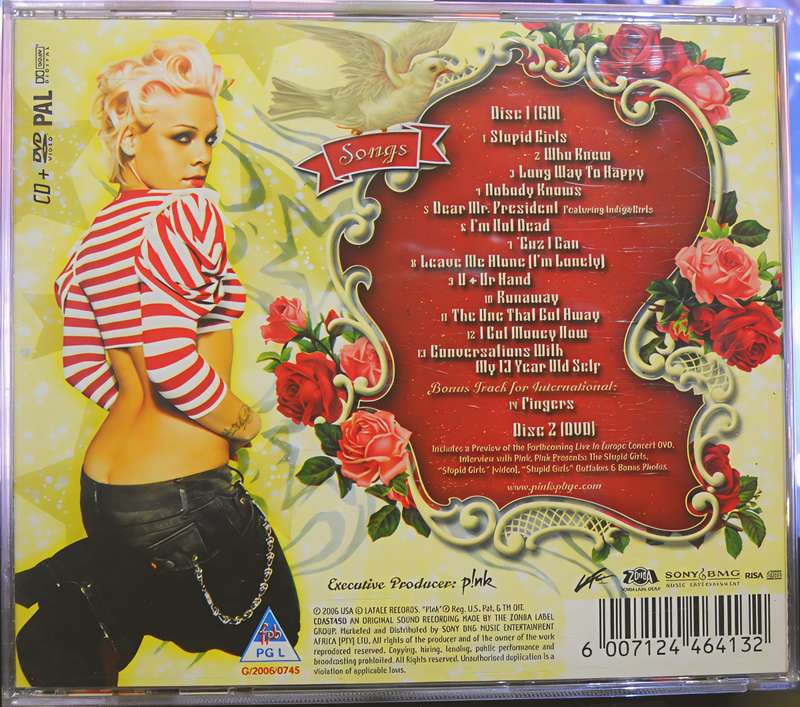 PINK I'm not dead CD + DVD