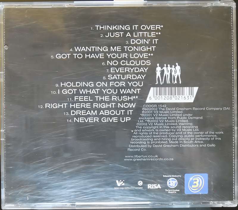 LIBERTY X thinking it over CD