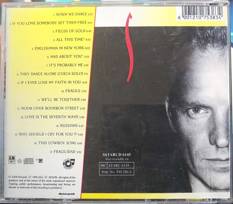 The Best of Sting: Fields of Gold CD
