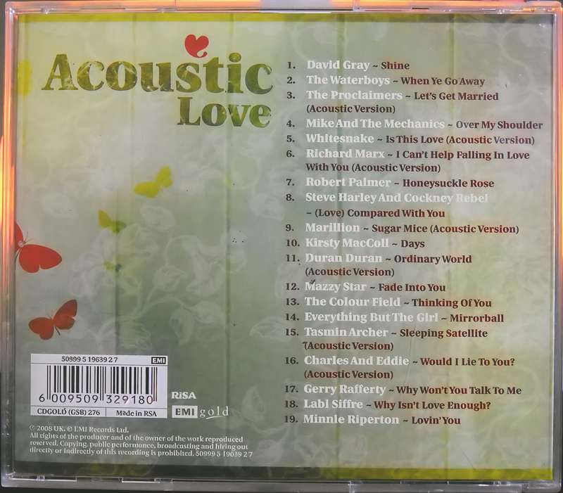 ACOUSTIC LOVE CD
