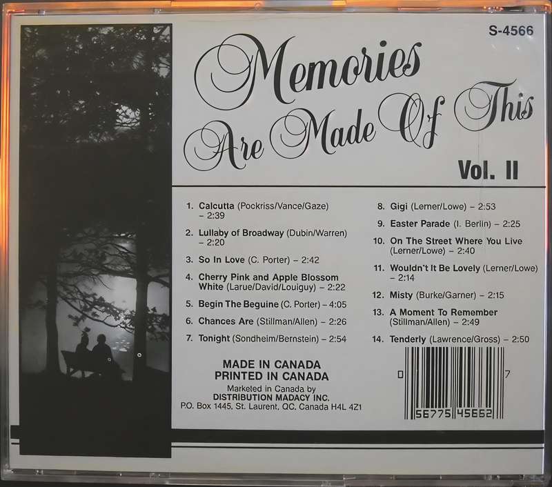 MEMORIES ARE MADE OF THIS Vol. II