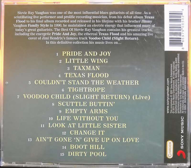 The Best of Steve Ray Vaughan CD