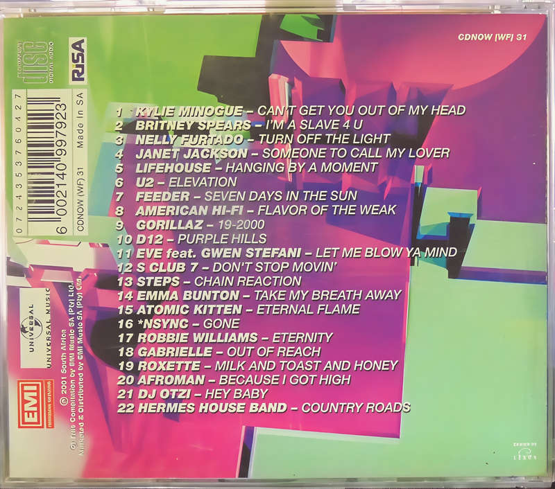 NOW 31 That's What I Call Music CD