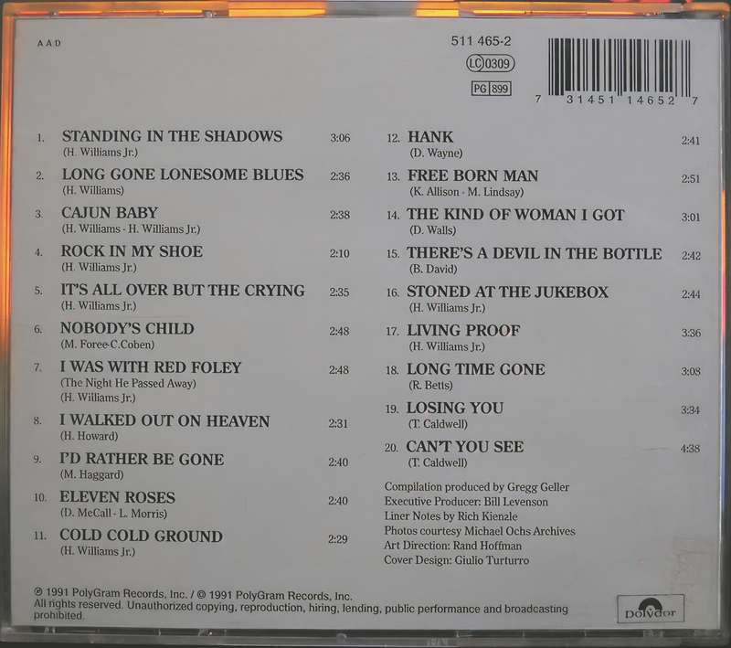 The Best of Hank Williams JR. Vol. 1
