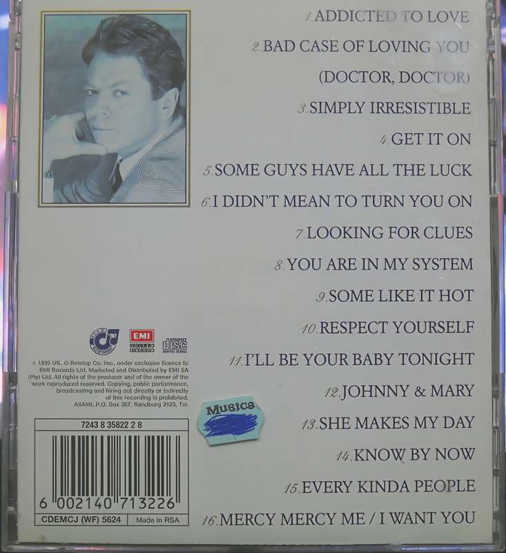 the very best of ROBERT PALMER CD