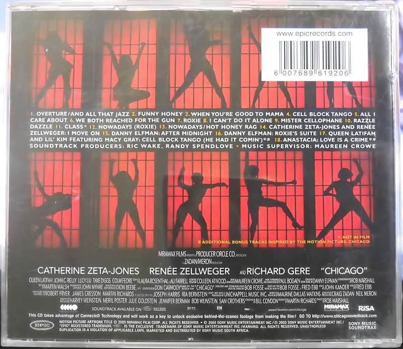 CHICAGO soundtrack CD
