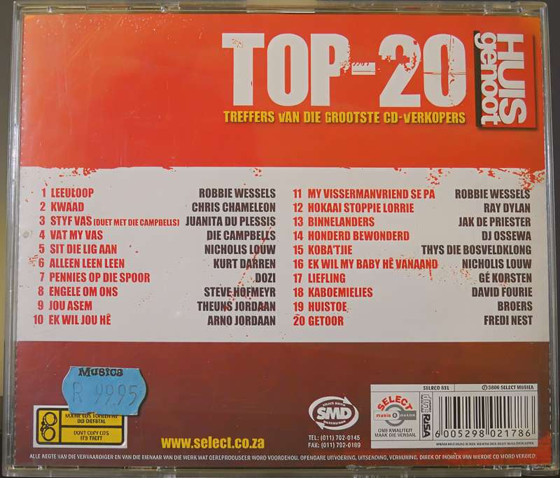HUISGENOOT Top-20 vol. 1 CD